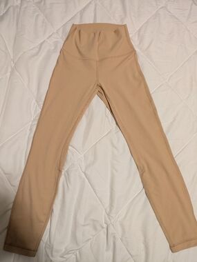 lululemon athletica Beige/Tan High-Waist Leggings